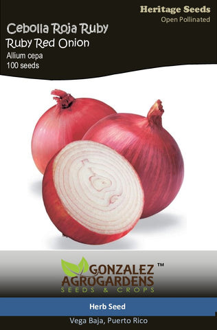 Cebolla Roja/Ruby Red Onion Seeds